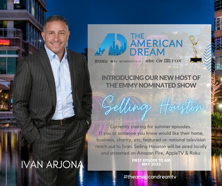 Ivan is now the host of the an EMMY nominated TV show:  The American Dream – Selling Houston