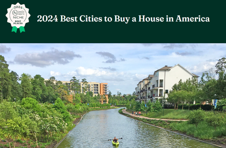 For second consecutive year The Woodlands is named the best city in the United States to buy a house